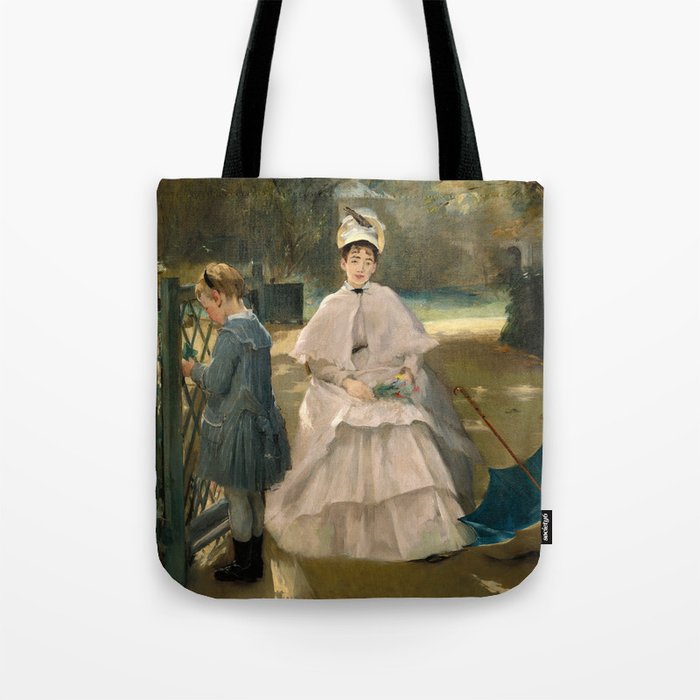 Nanny and Child by Eva Gonzales Tote Bag