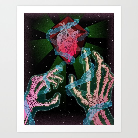 Cosmic Necromancer Art Print