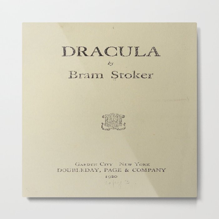 Page - Dracula  Metal Print