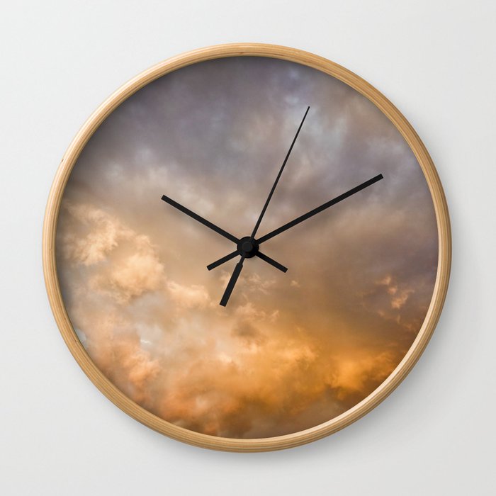 Colorful Skies After the Storm 2 Wall Clock