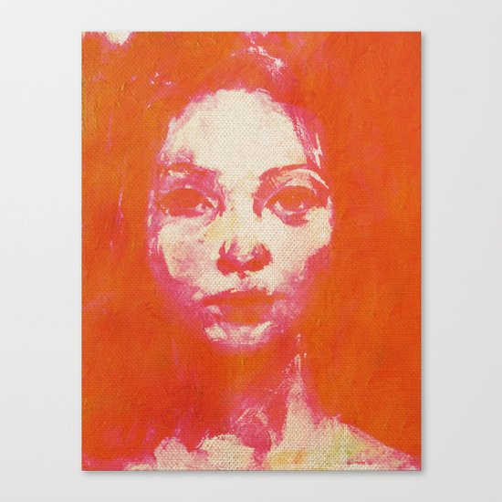 Colorful Woman 2 Canvas Print
