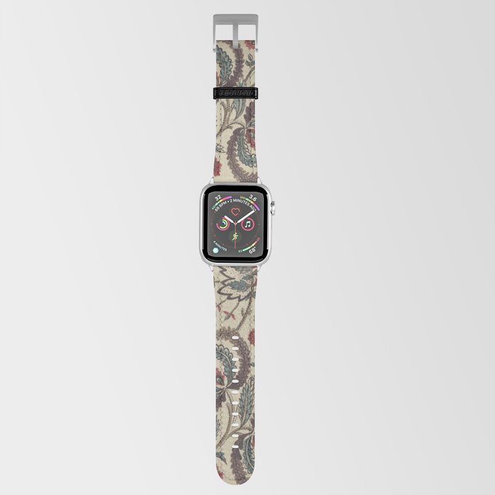 Antique Ivory Floral Chintz Apple Watch Band