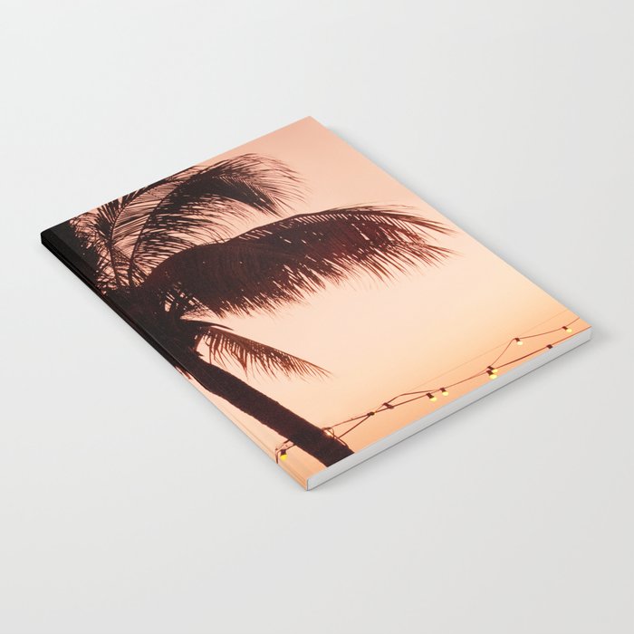 Vivid Palm Tree Dream #4 #tropical #wall #decor #art #society6 Notebook