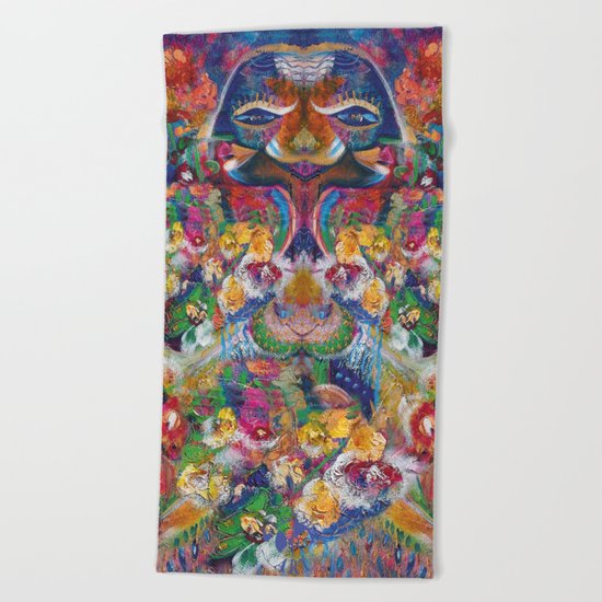Flower Fairy Beach Towel