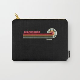 Blacksburg Virginia City State Carry-All Pouch | Graphicdesign, 80S, Classic, Gift, Hometown, Virginia, Retro, Tourists, Style, Souvenirs 
