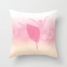 Ballerina Throw Pillow