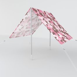 Pink Military Camouflage Pattern Sun Shade