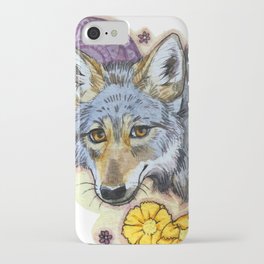 Desert Magnolia Coyote iPhone Case