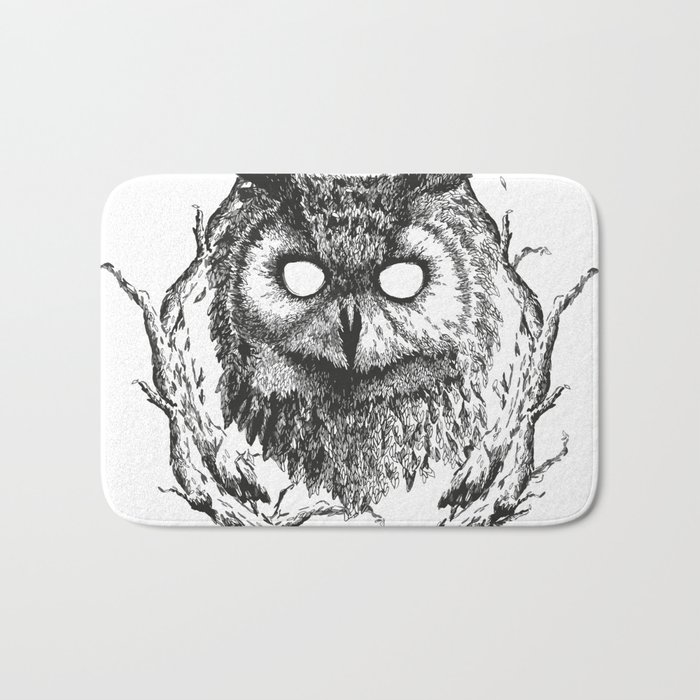 Forest Gods | Owl Bath Mat