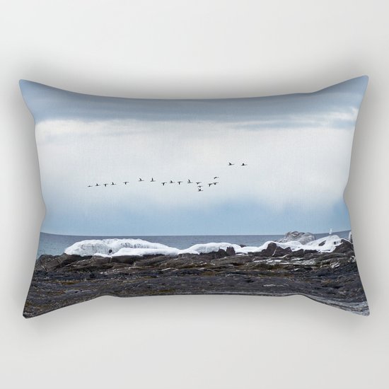 Winter Flight Rectangular Pillow