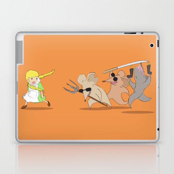 Three Visually Impaired Mice Laptop & iPad Skin