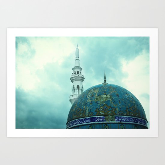Malaysian Mosques Art Print