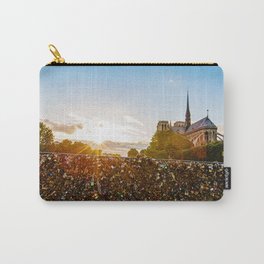 Sunset At Notre Dame De Paris Carry-All Pouch