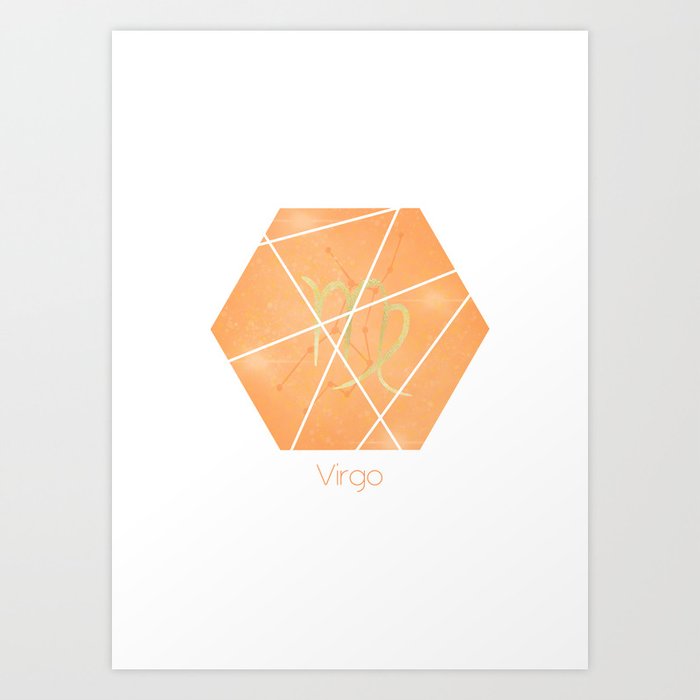 Virgo - Zodiac sign Art Print