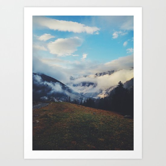 Valley in the spring Art Print