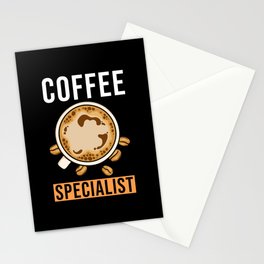 Coffee Specialist Stationery Card