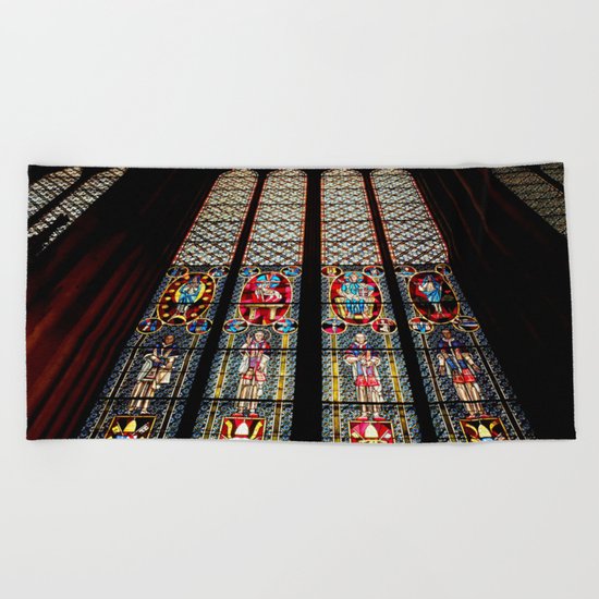 Cathedral Window Beach Towel