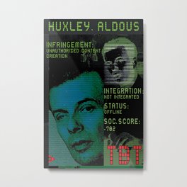 Aldous Huxley Metal Print