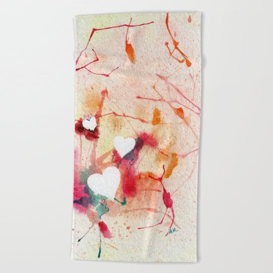 Warms My Heart Beach Towel