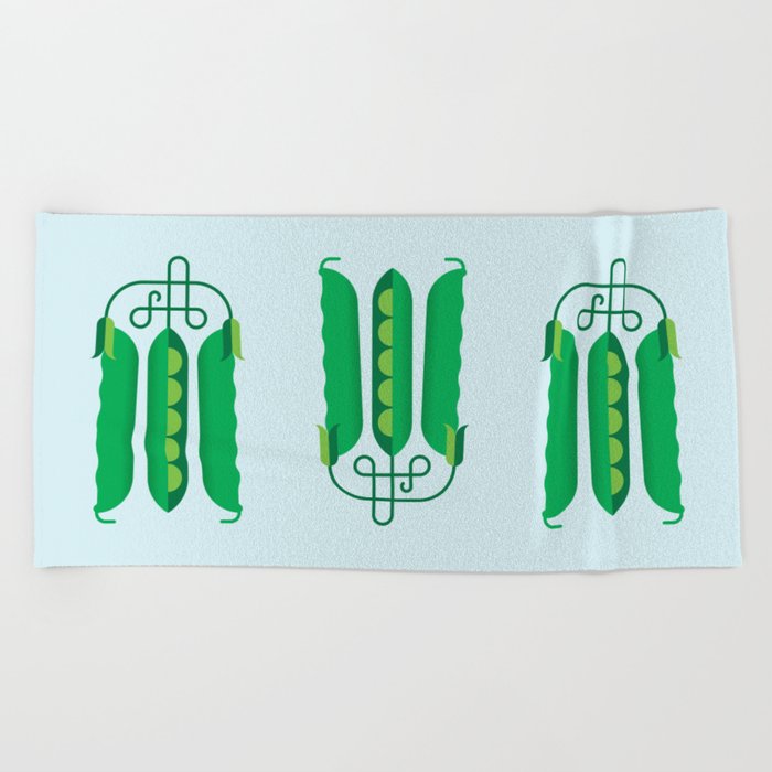 Vegetable Snap Pea Beach Towel By Christopherdina Society6 Vegetable Snap Pea Beach Towel By