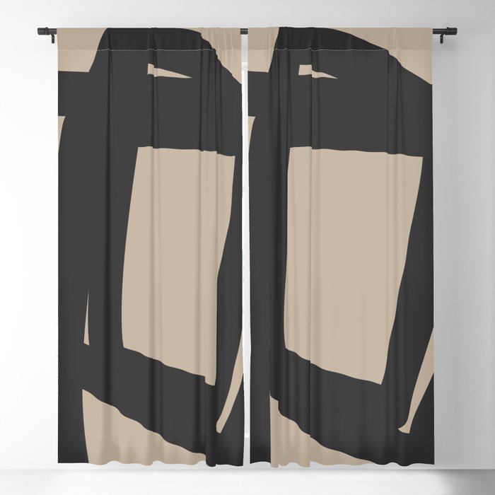 Neutral Abstract 4a Blackout Curtain By Theoldartstudio Society6