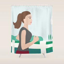 Runners Shower Curtains Society6