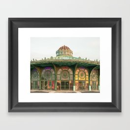 Asbury Carousel Framed Art Print