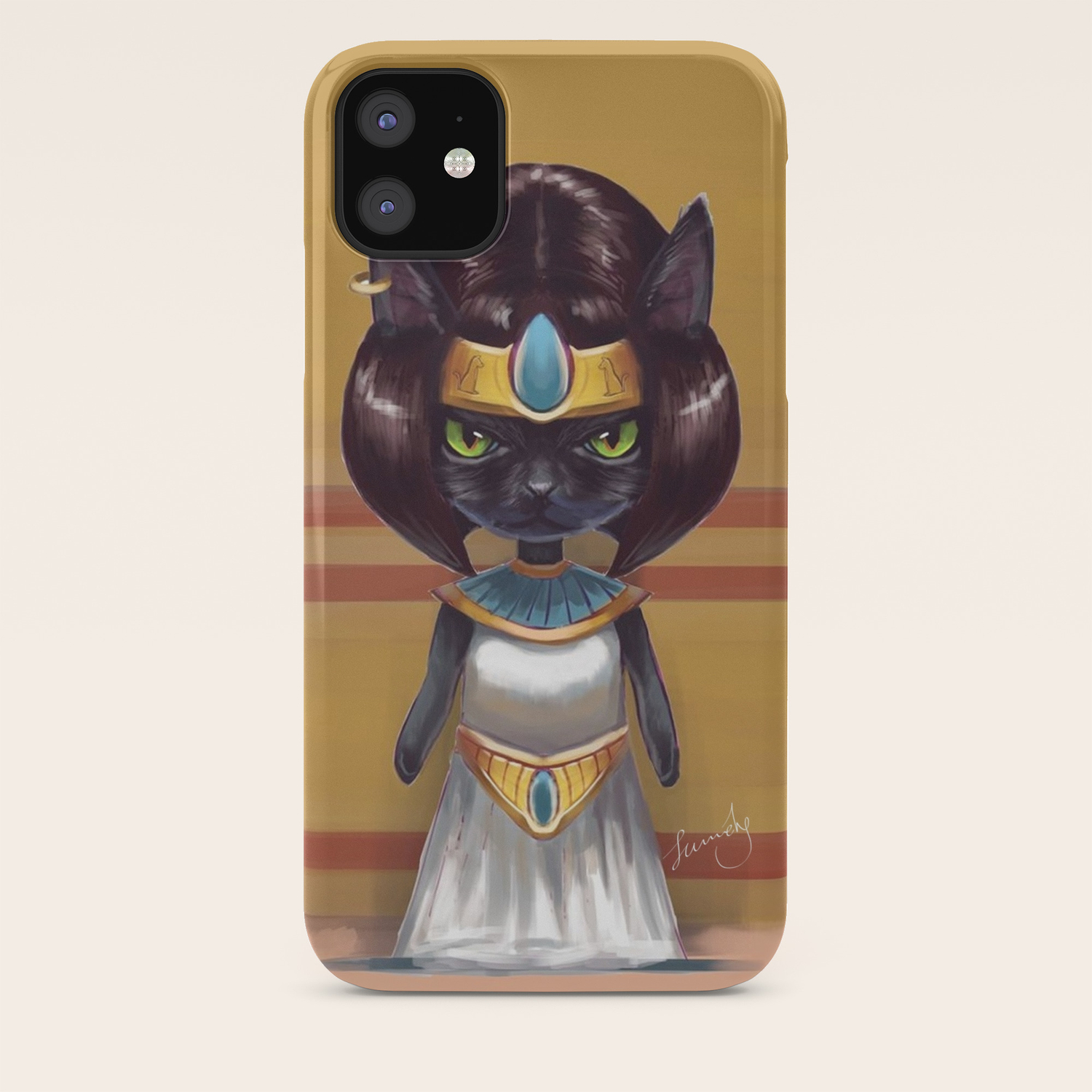 Golden Bastet iphone 11 case Golden Bastet iphone 11 case