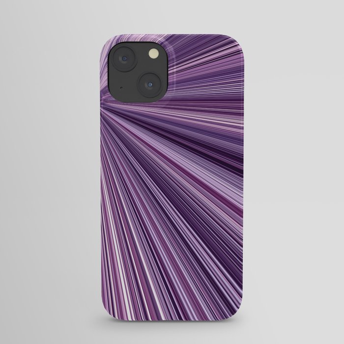 lilac stripes iPhone Case