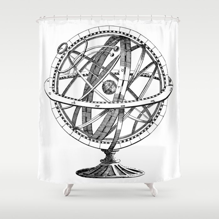 Armillary Sphere  Shower Curtain