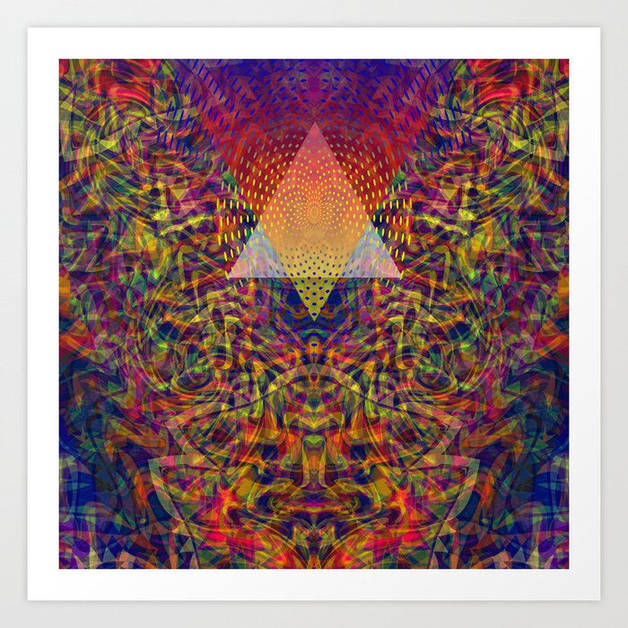 Cosmic Vibration Art Print