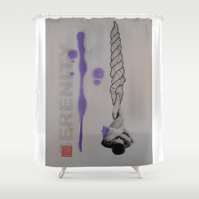 Yoga Serenity Shower Curtain
