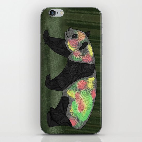 Panda Night iPhone & iPod Skin