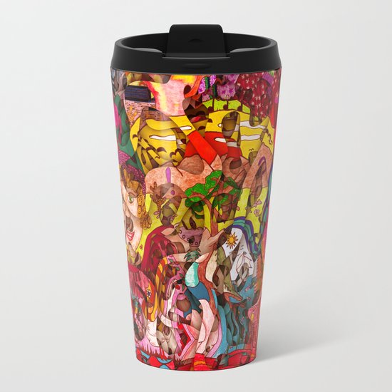 Mini slices brought together push away the stormy weather Travel Mug