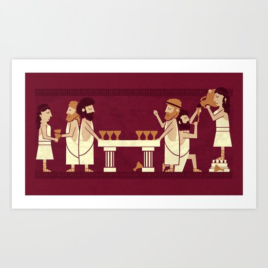 Toga Party Art Print