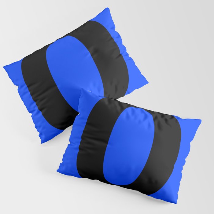 Number 0 (Black & Blue) Pillow Sham