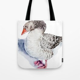 Fridolin, the friendly goose Tote Bag