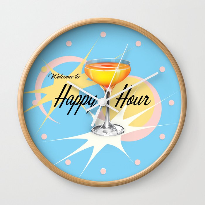 Welcome to Happy Hour Wall Clock