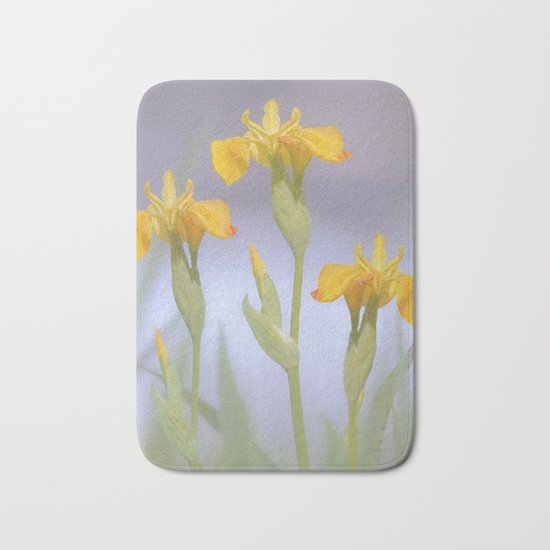 Wild Summer Iris Bath Mat