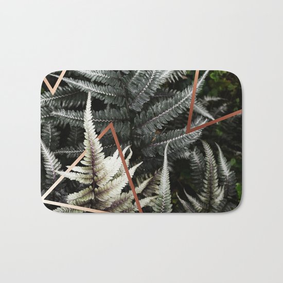 Fern + Copper #society6 #decor #buyart Bath Mat