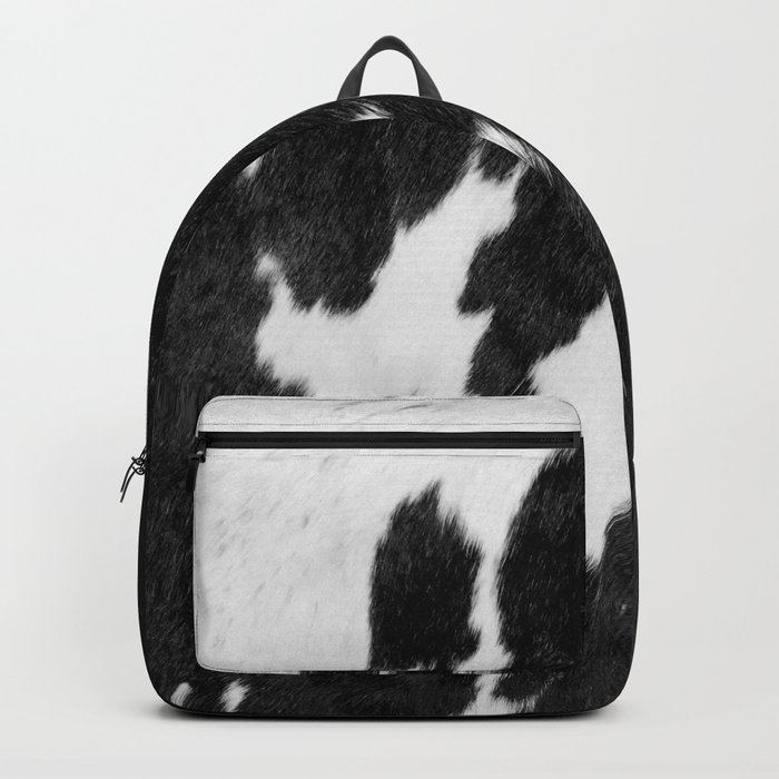 Black and White Faux Animal Fur (xii 2021) Backpack