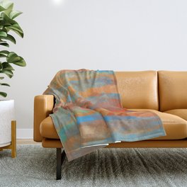 Southwestern Colors Textures Throw Blanket