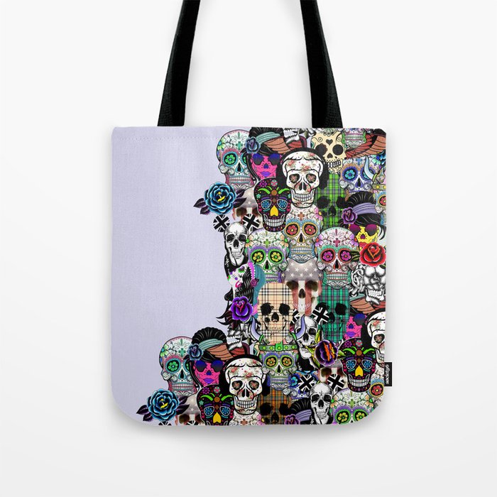 Skull Tote Bag By Markashke Society6 Skull Tote Bag