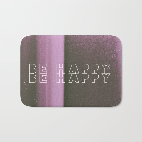Be Happy Bath Mat