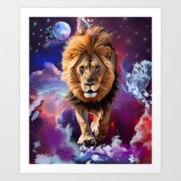 Majestic Messiah *~Lion of Judah~* Art Print