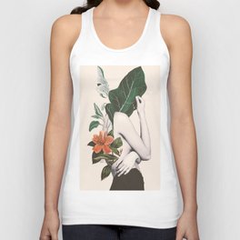 natural beauty-collage 2 Tank Top | Natural, Leaf, Dada22, Nature, Beauty, Figure, Minimalist, Bloom, Curated, Collage 