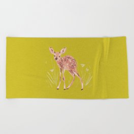 Baby Deer Beach Towel