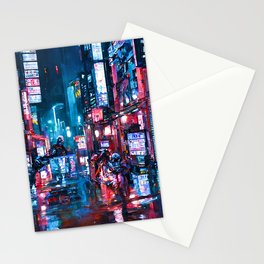 Streets of Neo-Tokyo Stationery Card
