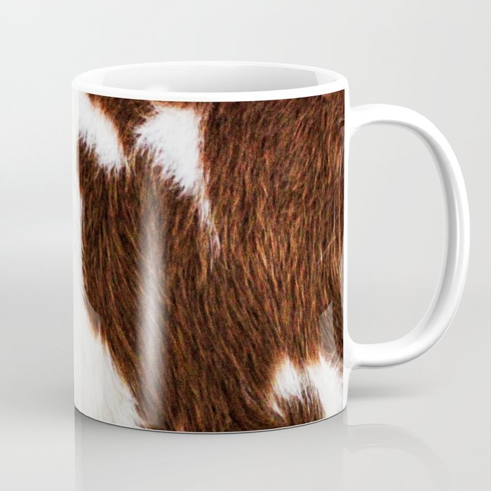 Cowhide Brown Spots Coffee Mug