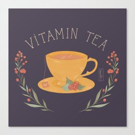 Vitamin Tea Canvas Print